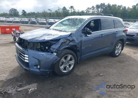2019 Toyota Highlander Limited from USA, damaged, VIN 5TDDZRFH1KS941613